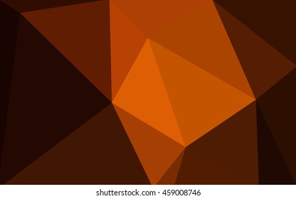 Dark red polygonal illustration, which consist of triangles. Geometric background in Origami style with gradient. Triangular design for your business.