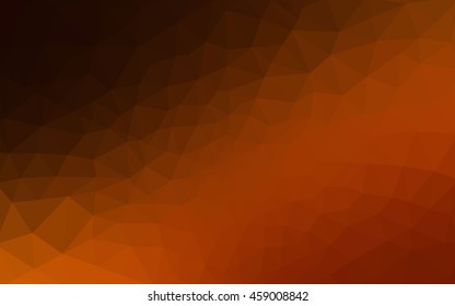 Dark red polygonal illustration, which consist of triangles. Geometric background in Origami style with gradient. Triangular design for your business.