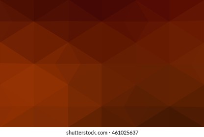 Dark red polygonal illustration, which consist of triangles. Geometric background in Origami style with gradient. Triangular design for your business.