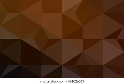 Dark red polygonal illustration, which consist of triangles. Geometric background in Origami style with gradient. Triangular design for your business.