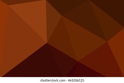 Ilustración poligonal roja oscura, que consiste en triángulos. Fondo geométrico en estilo Origami con gradiente. Diseño triangular para tu negocio.
