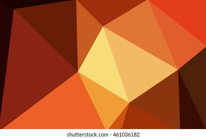 Dark red polygonal illustration, which consist of triangles. Geometric background in Origami style with gradient. Triangular design for your business.