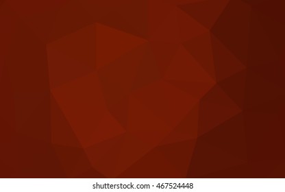 Dark red polygonal illustration, which consist of triangles. Triangular design for your business. Creative geometric background in Origami style with gradient.