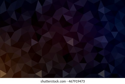 Dark red polygonal illustration, which consist of triangles. Geometric background in Origami style with gradient. Triangular design for your business.