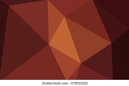 Dark red polygonal illustration, which consist of triangles. Geometric background in Origami style with gradient. Triangular design for your business.