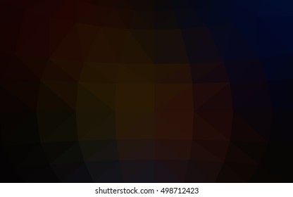 Dark red polygonal illustration, which consist of triangles. Triangular design for your business. Creative geometric background in Origami style with gradient.