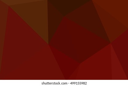 Dark red polygonal illustration, which consist of triangles. Geometric background in Origami style with gradient. Triangular design for your business.