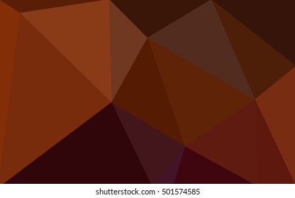 Dark red polygonal illustration, which consist of triangles. Geometric background in Origami style with gradient. Triangular design for your business.