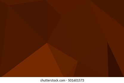 Dark red polygonal illustration, which consist of triangles. Geometric background in Origami style with gradient. Triangular design for your business.