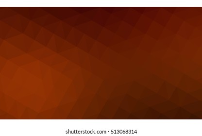 Dark red polygonal illustration, which consist of triangles. Geometric background in Origami style with gradient. Triangular design for your business.