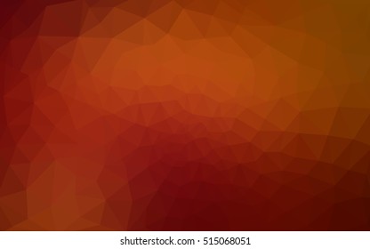Dark red polygonal illustration, which consist of triangles. Geometric background in Origami style with gradient. Triangular design for your business.