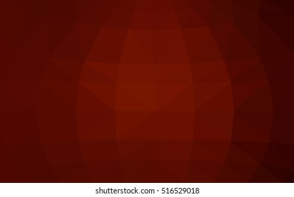 Dark red polygonal illustration, which consist of triangles. Triangular design for your business. Creative geometric background in Origami style with gradient.