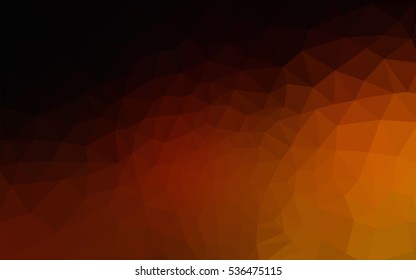 Dark red polygonal illustration, which consist of triangles. Geometric background in Origami style with gradient. Triangular design for your business.
