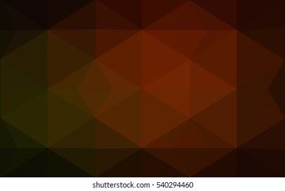 Dark red polygonal illustration, which consist of triangles. Geometric background in Origami style with gradient. Triangular design for your business.