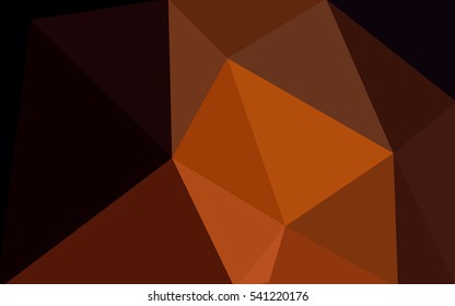Dark red polygonal illustration, which consist of triangles. Geometric background in Origami style with gradient. Triangular design for your business.