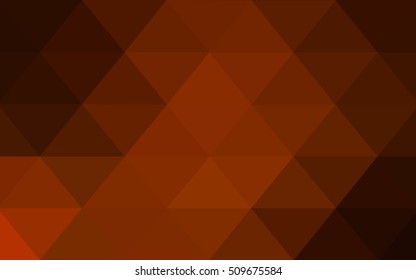 Dark red polygonal template. A vague abstract illustration with gradient. A completely new template for your business design.