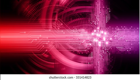 Dark red purple Light Abstract Technology background for computer graphic website internet business. circuit. vector illustration. infographics. motion move blur.neon. pixel. eye
