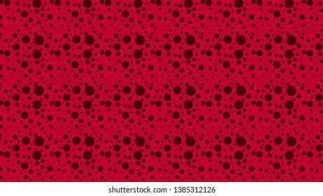 Dark Red Random Dots pattern Vector Image