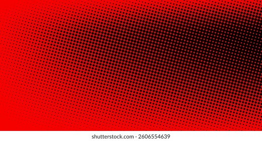 Dark red retro comic pop art background with dots style, cartoon halftone background vector illustration eps10