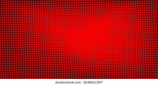 Dark red retro comic pop art background with dots, cartoon halftone background vector illustration eps10