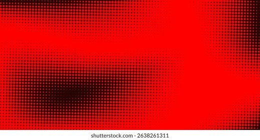 Dark red retro comic pop art background with dots, cartoon halftone background vector illustration eps10