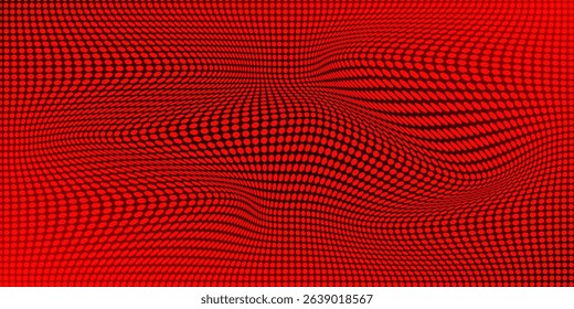 Dark red retro comic pop art background with dots, cartoon halftone background vector illustration eps10