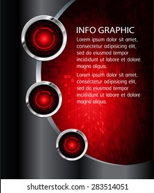 dark red silver black Web Design Website Elements Template for graphic internet. text box. label. infographics. metal. card. pixel. Metals, alloys, steel, aluminum. button