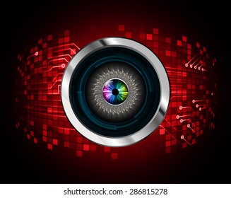 dark red silver color Light Abstract Technology background for computer graphic website internet and business. circuit. vector illustration. info graphics. wave. beam. ray. Spark. eye
