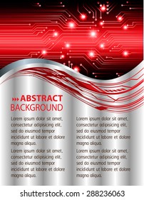 dark red silver Light Abstract Technology background computer graphic website internet business.vector illustration.text box. Brochure card.banner flyer magazine. Design label.Metals,alloys steel
