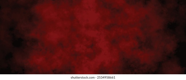 Humo rojo oscuro y textura de la nube que se mezclan en un fondo atmosférico negro perfecto para diseños abstractos y escenas malhumoradas.
