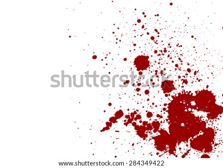 dark red splash on white background. Vector illustration. Grunge background
