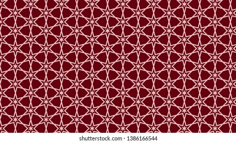 Dark Red Star Pattern Background Vector