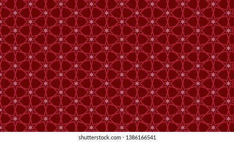 Dark Red Stars Background Pattern