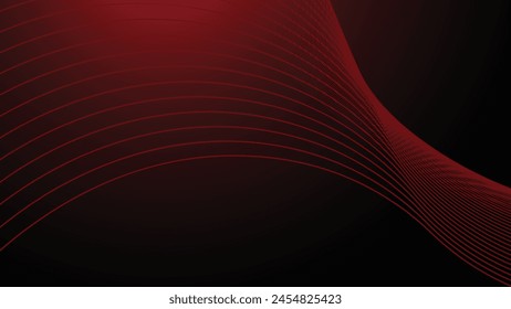 Imagen abstracta del Vector del Fondo de pantalla de la línea de las rayas del rojo oscuro para el telón de fondo o el estilo de la tela	