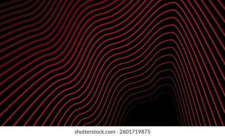 Dark red stripes wavy line abstract background for backdrop