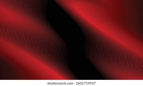 Dark red stripes wavy line abstract background for backdrop