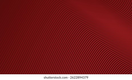 Dark red stripes wavy line abstract background for backdrop