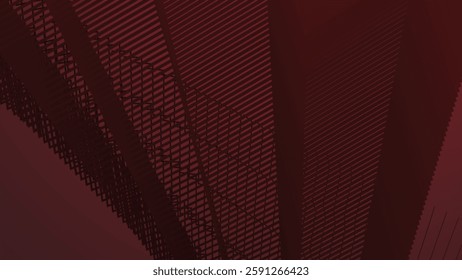 Dark Red stripes zig zag pattern abstract background