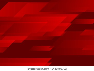 Diseño gráfico mínimo geométrico de color rojo oscuro. Resumen de fondo futurista. Ilustración del vector