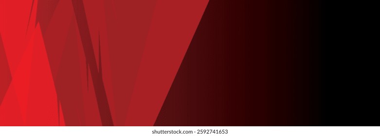 Dark red tech minimal background with abstract stripes and dots. Vector illustration