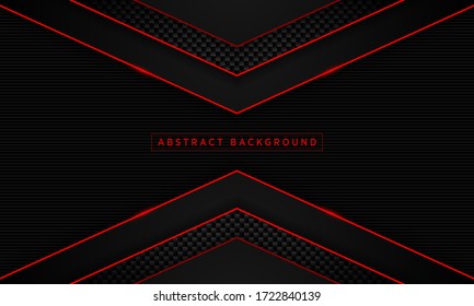 dark red technology background, modern technology wallpaper, dark black and red line, futuristic deep background, vector.