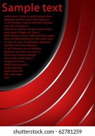 Dark red text brochure with color gradient