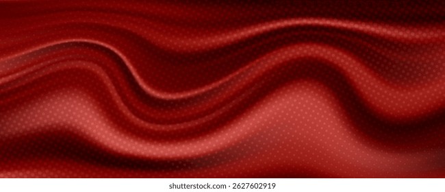 Dark red textured background with subtle wavy patterns and dark red shading. vector eps 10