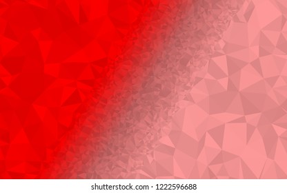 Dark Red triangular low poly, Mosaic pattern Background, Vector illustration graphic, Creative Origami style with gradient