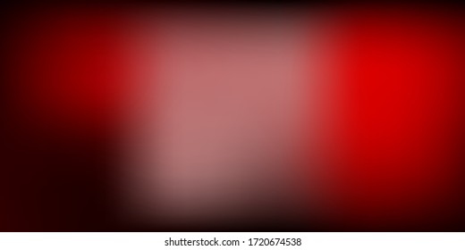 Dark Red vector abstract blur texture. Colorful illustration with gradient in halftone style. Your business gesign.