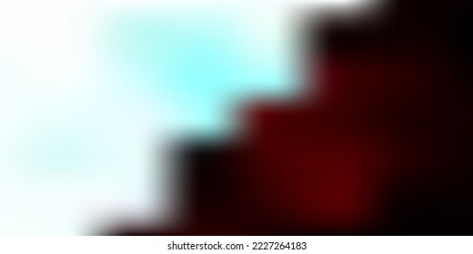 Dark red vector abstract blur texture. Colorful illustration with gradient in halftone style. Background for mobile phones.