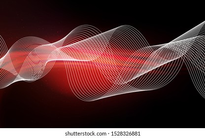 Dark Red vector abstract blurred background. Colorful abstract illustration with gradient. Smart design for your work.