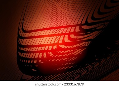 Dark Red vector abstract blurred background. Glitter abstract illustration with gradient design. New design for your business.