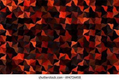 Dark Red vector abstract blurred pattern. Shining crooked illustration in a brand-new style. The polygonal design can be used for your web site.