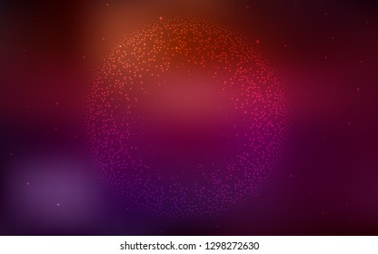 Dark Red vector abstract bright template. Creative illustration in halftone style with gradient. Smart design for your work.